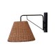 VIND COLLECTION Stala vegglampe - naturrotting og sort jern
