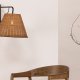 VIND COLLECTION Stala vegglampe - naturrotting og sort jern