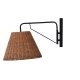 VIND COLLECTION Stala vegglampe - naturrotting og sort jern