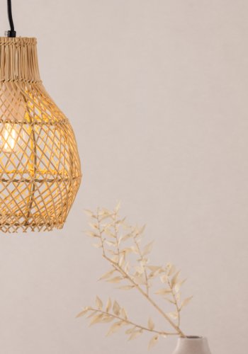 VIND COLLECTION Varekil loftlampe - natur rattan