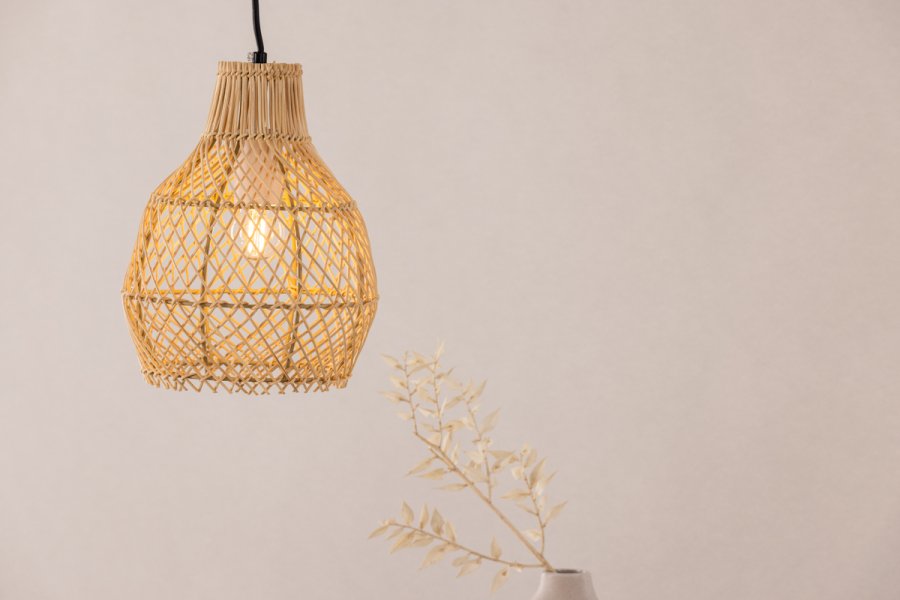 VIND COLLECTION Varekil loftlampe - natur rattan