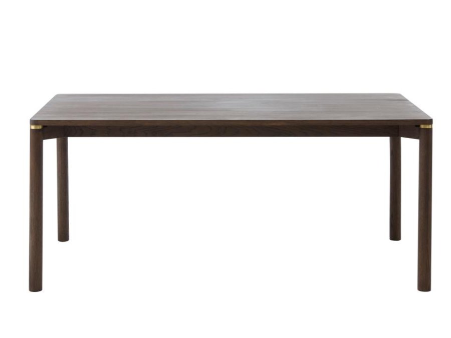 Arun spisebord, m. udtrk, rektangulr - espressoolie (95x180)