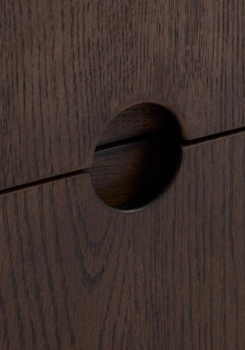 Arun sknk, m. 2 lger og 3 skuffer - espressoolie (B:160)