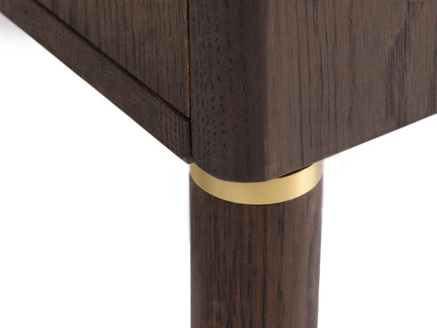 Arun sknk, m. 2 lger og 3 skuffer - espressoolie (B:160)