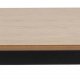 ACT NORDIC Roxby rektangulr spisebord - natur egetrsfiner og sort gummitr (120x80)