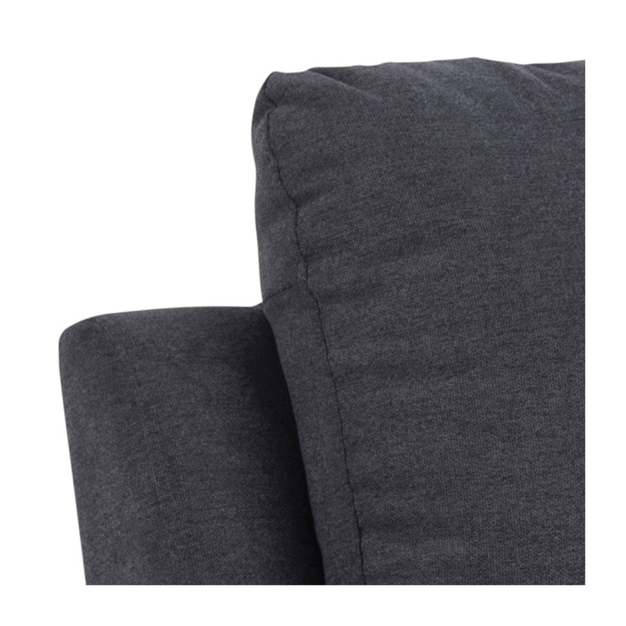 ACT NORDIC Sabia recliner stol, manuel - mrkegr stof og metal 