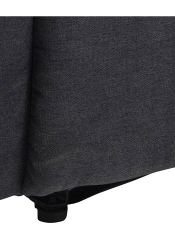 ACT NORDIC Sabia recliner stol, manuel - mrkegr stof og metal 