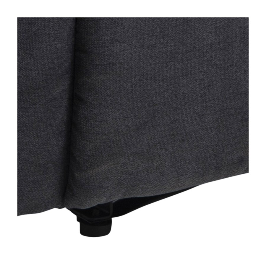 ACT NORDIC Sabia recliner stol, manuel - mrkegr stof og metal 