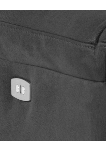 ACT NORDIC Rana 2-manns sofa, m. 2 elektriske hvilestoler og USB-port C-plugg - gr polyester og svart metall 