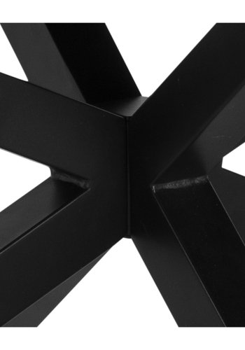 ACT NORDIC Heaven rechteckiger Couchtisch - Fairbanks schwarzes Glas/Keramik und schwarzes Metall (130x70) 