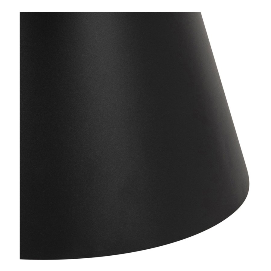 ACT NORDIC Soli runder Couchtisch – Fairbanks schwarzes Glas/Keramik und schwarzes Metall (65,7) 