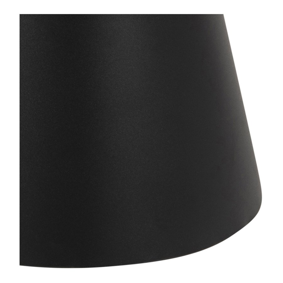 ACT NORDIC Soli runder Couchtisch -  Fairbanks schwarzes Glas/Keramik und schwarzes Metall (45,7) 