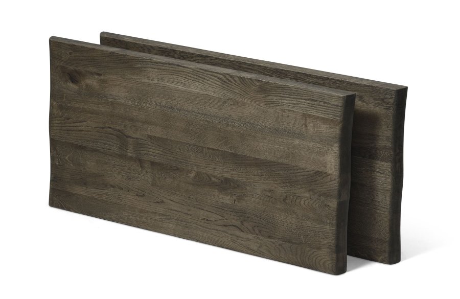 Atlantic tilleggsplate med blgekant 40 mm, rektangulr - rkt eik (95x50) (sett med 2)