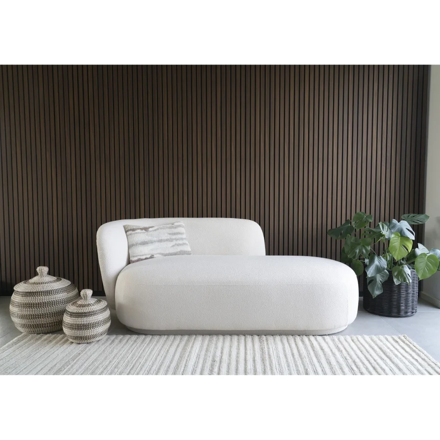 HOUSE NORDIC Mykonos daybed, med pute - naturlig polyester