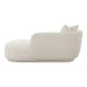 HOUSE NORDIC Mykonos daybed, med pute - naturlig polyester