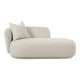 HOUSE NORDIC Mykonos daybed, med pute - naturlig polyester