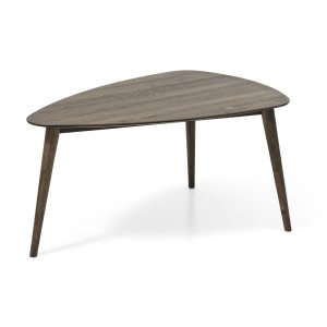 Bali soffbord L, trekantigt - rökt ek (105x70)