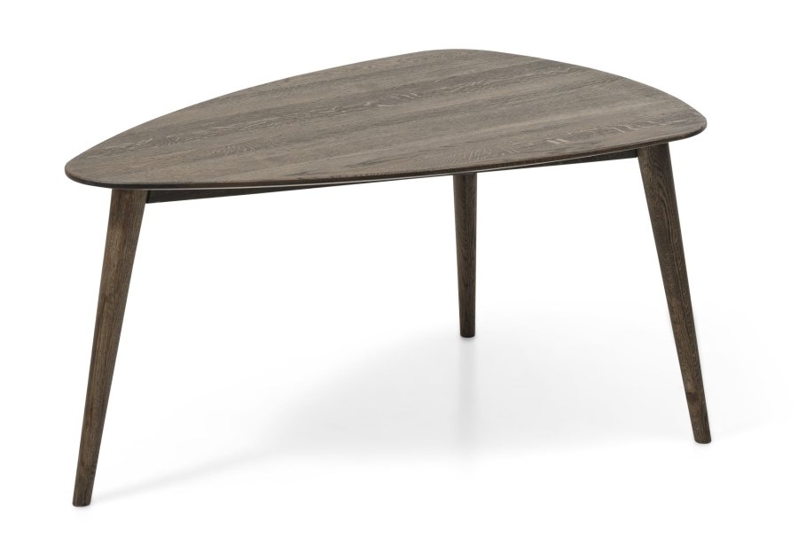 Bali Couchtisch L, dreieckig - geräucherte Eiche (105x70)