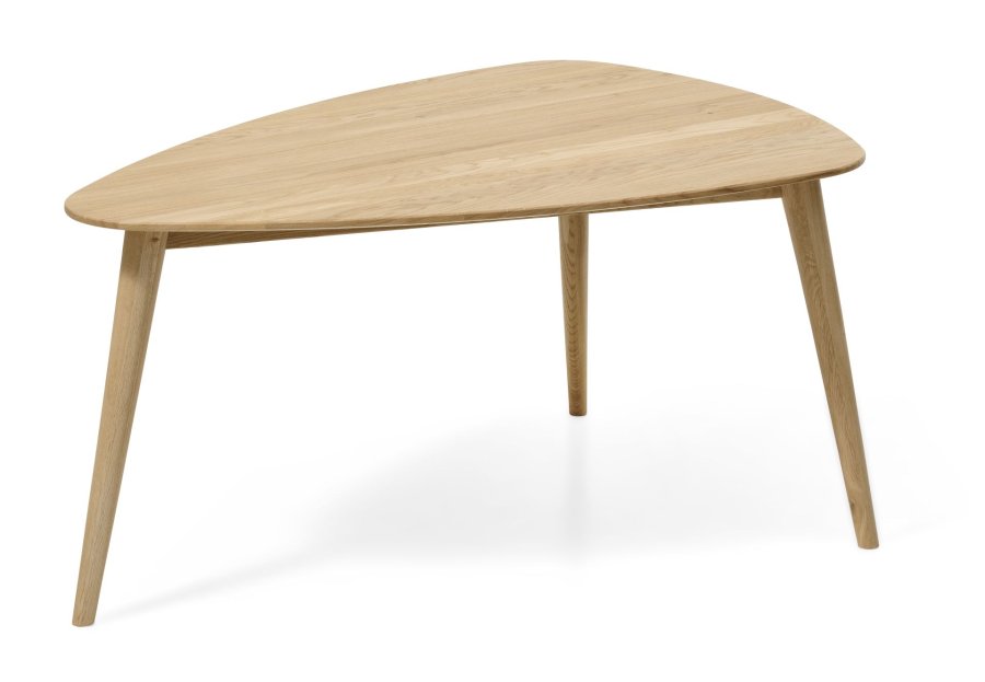 Bali Couchtisch L, dreieckig – Eiche natur (105x70)