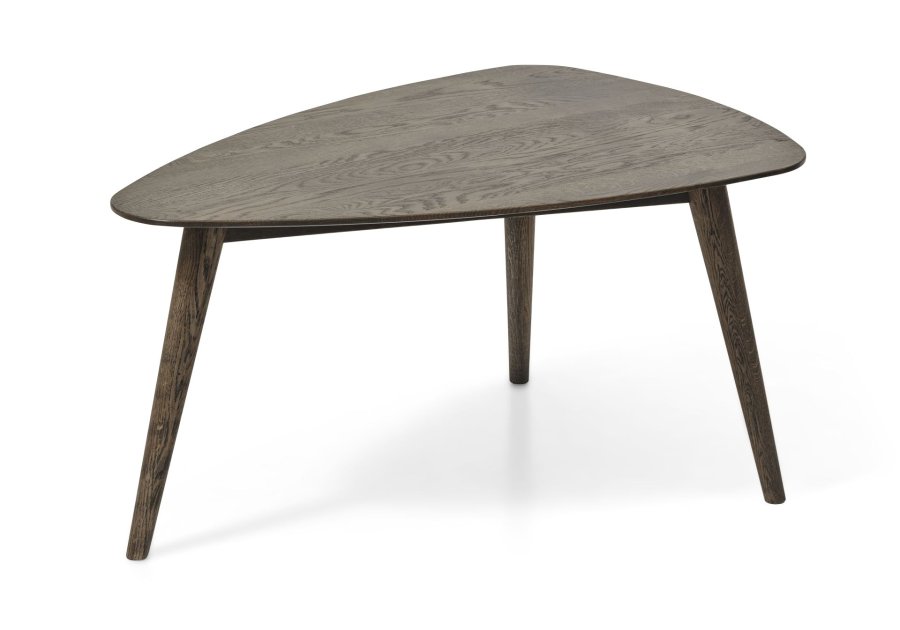 Bali Couchtisch M, dreieckig – geräucherte Eiche (90x60)
