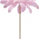KARE DESIGN Feather Palm gulvlampe - lyserd strudsefjer og messing stl