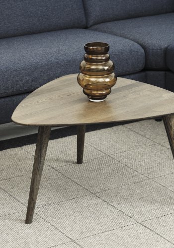 Samoa Couchtisch, dreieckig – geräucherte Eiche (74x70)