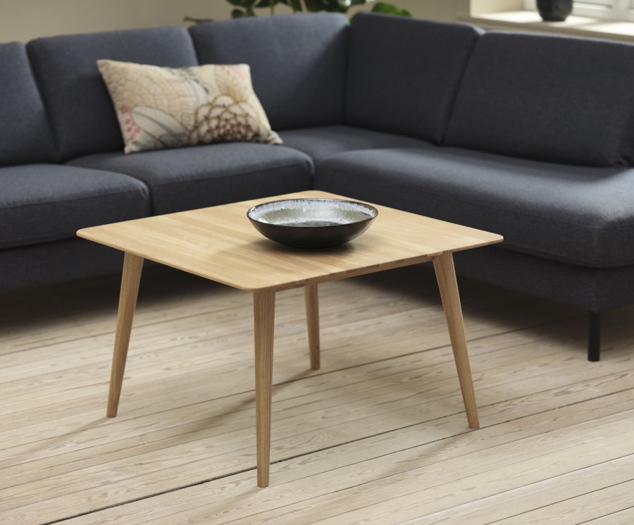 Fiji Couchtisch M, quadratisch – Eiche natur (80x80)