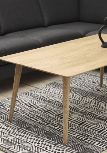 Fiji salongbord XL, rektangulrt - naturlig eik (130x70)