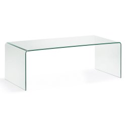 Rektangulr Burano sofabord - klar glas (110x50)