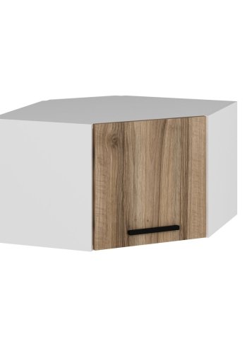 FUNZI LIVING Dore hjrneskap, m. 1 dr - naturlig og hvit melamin