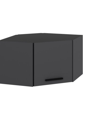 FUNZI LIVING Dore hjrneskap, m. 1 dr - antrasittgr melamin