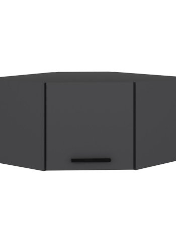 FUNZI LIVING Dore hjrneskap, m. 1 dr - antrasittgr melamin
