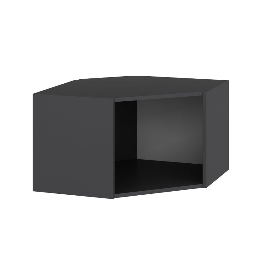 FUNZI LIVING Dore hjrneskap, m. 1 dr - antrasittgr melamin