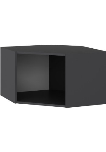 FUNZI LIVING Dore hjrneskap, m. 1 dr - antrasittgr melamin
