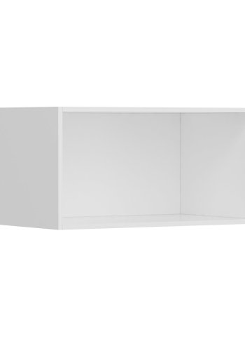 FUNZI LIVING veggskap 90,m. 1 dr - antikk hvit og hvit melamin