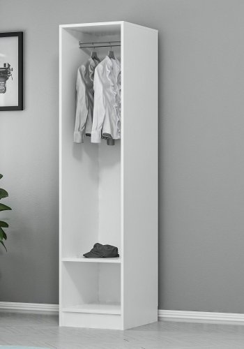 FUNZI LIVING 190 - Hvit garderobe