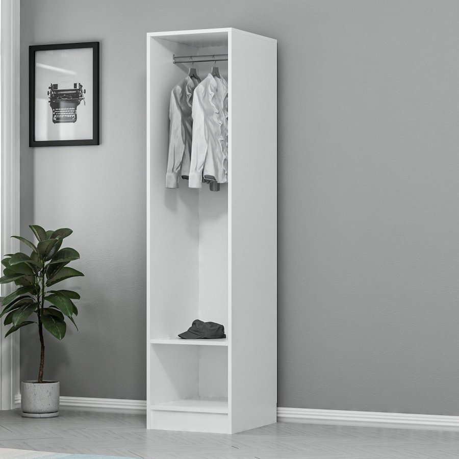 FUNZI LIVING 210 - Hvit garderobe