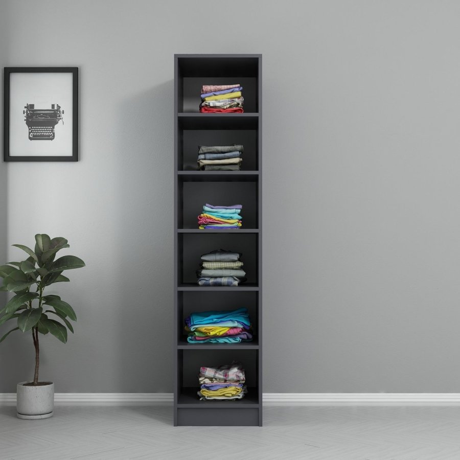 FUNZI LIVING Rafl? 190 - antrasitt Garderobe