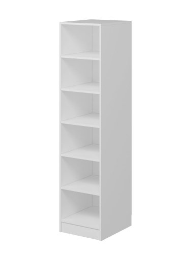 FUNZI LIVING Rafl? 190 - Hvit garderobe