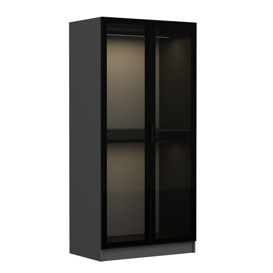 FUNZI LIVING Kalesglas antrasitt - 190 Garderobe