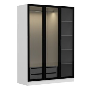 FUNZI LIVING hvid sort - 2273 Garderobe