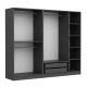 FUNZI LIVING 210 - antrasitt - v2 Garderobe