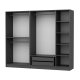 FUNZI LIVING 210 - antrasitt - v2 Garderobe