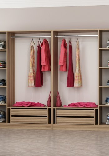 FUNZI LIVING - 7501 Garderobeskap