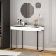 FUNZI LIVING Plus sminkebord, m. 2 skuffer og 2 speil - hvit melamin