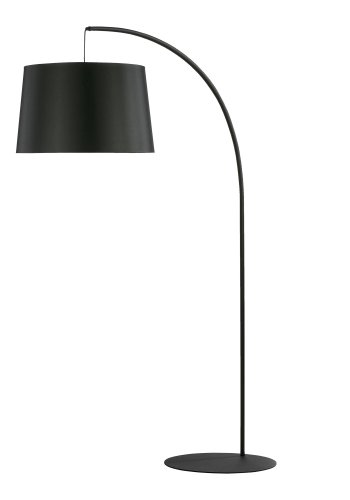  TK Hang gulvlampe - svart stoff og metall