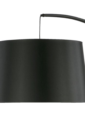  TK Hang gulvlampe - svart stoff og metall