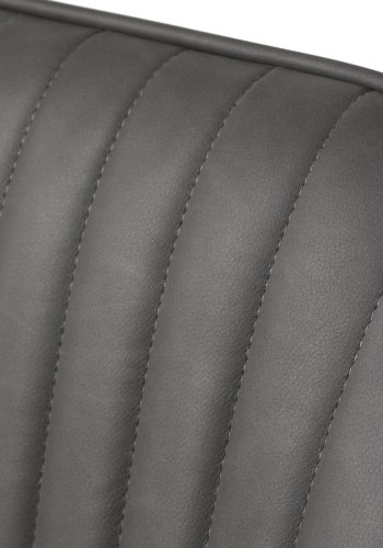 Nolan lenestol, stripete, mrkegr pu