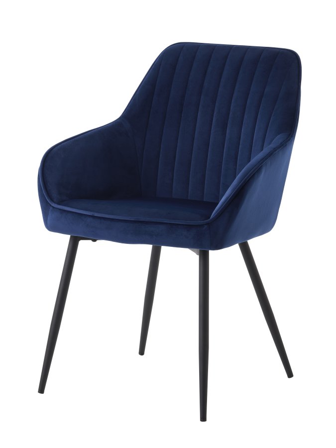 Nolan lenestol, stripete, bl flyel