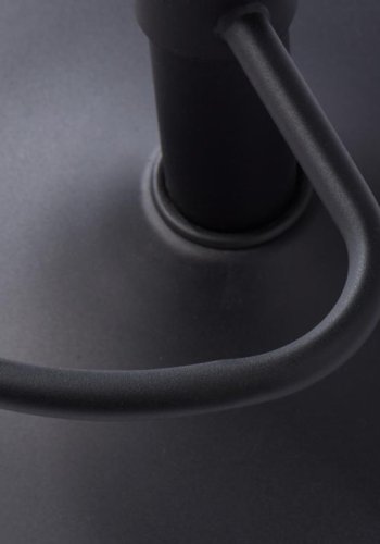 Nolan barstol, firkantet, m. rygg, armlen og fotsttte - mrkegr polyester og sort metall